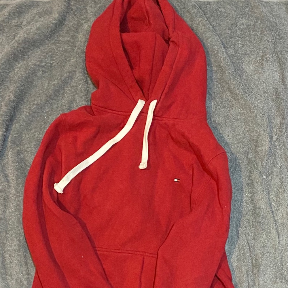 Red Tommy Hilfiger Hoodie